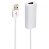 Image de ADAPTATEUR USB 2.0 (MALE) VERS RJ45 (FEMELLE) NOIR