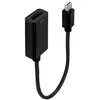 Image de Adaptateur Accsup Mini Display Port Mâle vers HDMI Femelle 20 cm Noir