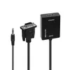 Image de Adaptateur vidéo Accsup VGA vers HDMI 20 cm Noir