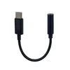 Image de Adaptateur Accsup USB-C Mâle vers Jack 3.5 mm Femelle Noir