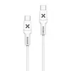 Image de Câble Wefix USB-C vers USB-C 60 W 2 m Blanc
