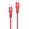 Image de Câble Wefix USB-C vers USB-C 60 W 1 m Rouge