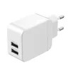 Image de Chargeur secteur double USB Type A 2.4A Wefix Blanc