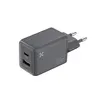 Image de Chargeur secteur Wefix Pro GaN 45 W USB-C et USB-A Gris