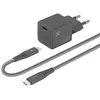 Image de Chargeur secteur Wefix Pro GaN 30 W + câble 1 m USB-C Gris