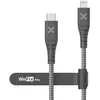Image de Câble renforcé Wefix Pro USB-C vers Lightning 2 m Gris