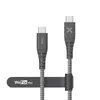 Image de Câble renforcé Wefix Pro USB-C vers USB-C 240 W 2 m Gris