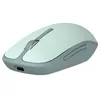 Image de Souris rechargeable sans fil Accsup Bluetooth Vert bicolore