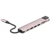 Image de Hub USB 7-en-1 Accsup Rose poudré