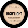 Image de Rimmel London, Highlighter + autobronzant, High'Light (001 Stardust, Highlighter, 8 g)