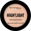 Image de Rimmel London, Highlighter + autobronzant, RIMMEL High'light highlighter 002 Lumière de bougie 8g (002, Candleit, Lueur des bougies, Highlighter, 8 g)