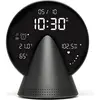 Image de Lexon, Réveil, Alarm clock Conic Clock platinium grey