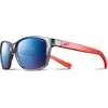 Image de Julbo, Unisexe, Lunettes de sport, Powell Spectron 3 (Gris foncé, Rouge/Gris, Gris), Rouge, Orange, Bleu, Multicolore, Gris