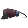 Image de Julbo, Hommes, Lunettes de sport, Ultimate Cover, Reactive 0-4 High Contrast (black blue*, Bleu, Noir, Noir/Bleu), Bleu, Noir, Transparent