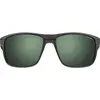 Image de Julbo, Hommes, Lunettes de sport, Lunettes de sport RENEGADE Polarized 3 pour hommes (Noir mat, Vert), Noir