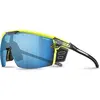 Image de Julbo, Unisexe, Lunettes de sport, Ultimate Cover Ocean Master Noir Translucide Jaune Brillant Spectron HD 4 Pola (Jaune, Noir Translucide Brillant), Noir, Jaune