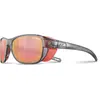 Image de Julbo, Femmes, Lunettes de sport, Lunettes de soleil Camino M (Gris brillant, Spectron 3 multicouches or rose), Gris