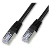 Image de NoName Câble/Cordon réseau RJ45 Catégorie 6 FTP (F/UTP) Droit 1m (Noir) (F/UTP, CAT6, 1 m), Câble réseau