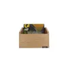 Image de Meuble Enova Hifi Vinyle Box 120swe pour 120 vinyles Bois