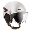 Image de Casque vélo et trottinette avec LED Casr Glow Blanc ivoire L