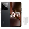 Image de Pack Smartphone Realme GT7T 5G Double nano SIM 512 Go 6.78" IceSense Black avec chargeur Realme 120 W