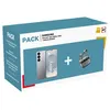 Image de Pack Smartphone Samsung Galaxy S25 5G Double SIM 128 Go 6.2" Gris + Buds 3 Argent