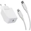 Image de Muvit For Change Chargeur Usb-c Pd 20w+usb-c Lightning 1m 2.4a