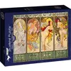 Image de Bluebird Puzzle 1000 pièces Mucha - Four Seasons, 1900 (1000 pièces)