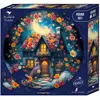 Image de Bluebird Puzzle 500 pieces Round Puzzle - Le Cottage Fleuri (501 pièces)