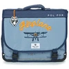 Image de Schooltas Pol Fox CARTABLE AIRPLANE 38 CM Blauw