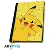 Image de ABYstyle, Cahier + bloc-notes, Pokemon - Pikachu (A5, À rayures, Couverture rigide)