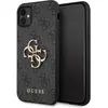 Image de Guess Hard Cover 4G Big Metal Logo (Apple iPhone 11), Coque pour téléphone portable, Gris, Noir