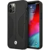 Image de BMW Étui BMHCP12MRSCSK iPhone 12/12 Pro 6,1" czarny/black hardcase Leather Perforate Sides (Apple iPhone 12, Apple iPhone 12 Pro), Coque pour téléphone portable, Noir