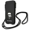 Image de Karl Lagerfeld Sac à main KLHCP12LOPHKMK 6,7" juoda (Apple iPhone 12, Apple iPhone 12 Pro), Coque pour téléphone portable, Noir