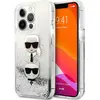 Image de Karl Lagerfeld Cas liquide (Apple iPhone 13, Apple iPhone 13 Pro), Coque pour téléphone portable, Argent