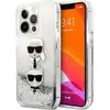 Image de Karl Lagerfeld Cas liquide (Apple iPhone 13 Pro Max), Coque pour téléphone portable, Argent
