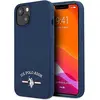 Image de U.S. Polo US Polo USHCP13SSFGV iPhone 13 Mini 5.4 Inch Dark Blue Silicone Collection (Apple iPhone 13 mini), Coque pour téléphone portable, Bleu