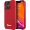 Image de Guess GUHCP13XLSLMGRE iPhone 13 Pro Max 6.7" czerwony/burgundy hard case Silicone Vintage Gold Logo (Apple iPhone 13 Pro Max), Coque pour téléphone portable, Rouge