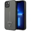 Image de Guess GUHCP13SPSATLG iPhone 13 mini 5,4" srebrny/argent hardcase SaffianoTriangle Logo (Apple iPhone 13 mini), Coque pour téléphone portable, Argent