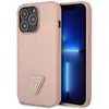 Image de Guess case for iPhone 13 Pro / 13 6.1" GUHCP13LPSATLP pink hard case Saffiano Triangle Logo (Apple iPhone 13 Pro), Coque pour téléphone portable, Rose