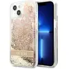 Image de Guess GUHCP13SLFLSD iPhone 13 Mini 5.4 "Zloty / Gold Hard Paisley Liquid Glitter Case (Apple iPhone 13 mini), Coque pour téléphone portable, Or