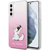 Image de Karl Lagerfeld KLHCS22MCFNRCPI S22 + S906 étui rigide rose (Samsung Galaxy S22+), Coque pour téléphone portable, Rose
