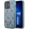 Image de Guess GUHCP13LP4TPB iPhone 13 Pro / 13 6,1" niebieski/blue hardcase 4G Triangle Logo Cardslot (Apple iPhone 13 Pro), Coque pour téléphone portable, Bleu