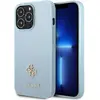 Image de Guess GUHCP13LPS4MB iPhone 13 Pro / 13 6,1" niebieski/blue hardcase Saffiano 4G Small Metal Logo (Apple iPhone 13 Pro), Coque pour téléphone portable, Bleu