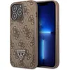 Image de Guess GUHCP13LP4TPW iPhone 13 Pro / 13 6,1" br zowy/brown hardcase 4G Triangle Logo Cardslot (Apple iPhone 13 Pro), Coque pour téléphone portable, Marron