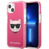 Image de Karl Lagerfeld Hard Cover TPE Choupette Head Case Fuchsia, pour iPhone 13 Mini, KLHCP13STPECPI (Apple iPhone 13 mini), Coque pour téléphone portable, Rose