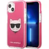 Image de Karl Lagerfeld KLHCP13MTPECPI iPhone 13 6,1" hardcase fuksja/fuschia Tête de Choupette (Apple iPhone 13, Apple iPhone 14, Apple iPhone 15), Coque pour téléphone portable, Rose, Pink