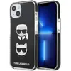 Image de Karl Lagerfeld Hard Cover TPE Karl and Choupette Head Case Black, pour iPhone 13 Mini, KLHCP13STPE2TK (Apple iPhone 13 mini), Coque pour téléphone portable, Noir