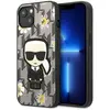 Image de Karl Lagerfeld Hard Cover Flower Ikonik Karl Grey, pour iPhone 13, KLHCP13MPMNFIK1 (Apple iPhone 13), Coque pour téléphone portable, Gris