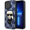 Image de Karl Lagerfeld KLHCP13XPMNIKBL iPhone 13 Pro Max 6.7" étui rigide bleu/bleu Monogram Ikonik Patch (Apple iPhone 13 Pro Max), Coque pour téléphone portable, Bleu